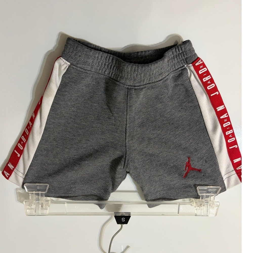 Toddler Gray Air Jordan Logo Athletic Shorts 2T Vintage Basketball logo